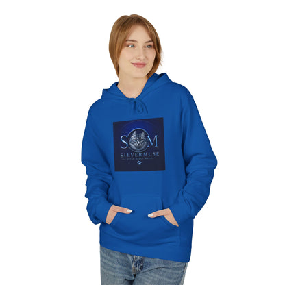 S.E.A.M. Silver Sphere Logo Hoodie — Modern Sci‑Fi Graphic Pullover