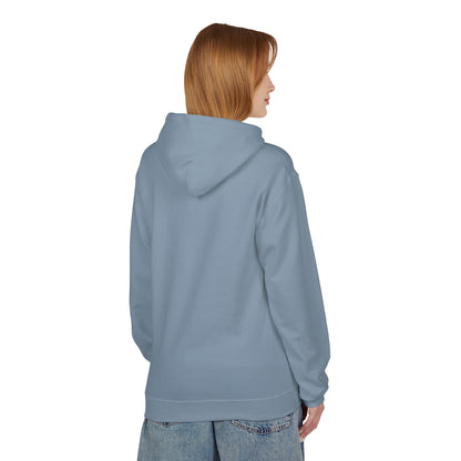 S.E.A.M. Silver Sphere Logo Hoodie — Modern Sci‑Fi Graphic Pullover