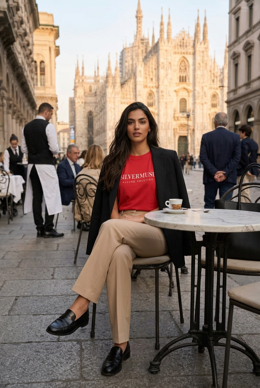 Allure Prestige Creator Logo T-Shirt | SilverMuse