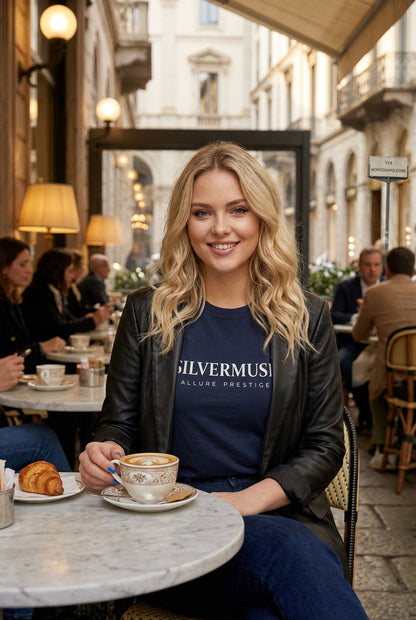 Allure Prestige Creator Logo T-Shirt | SilverMuse