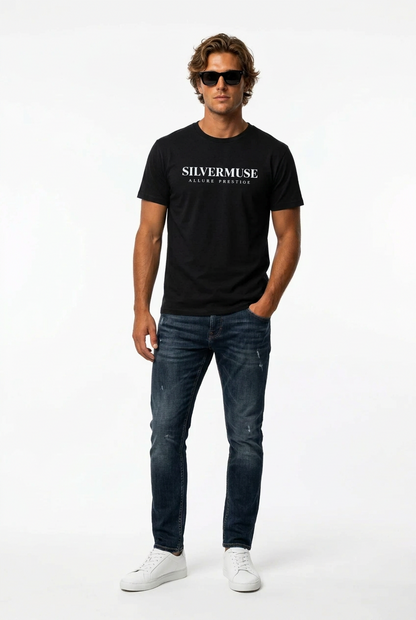 Allure Prestige Classic Logo T-Shirt | SilverMuse
