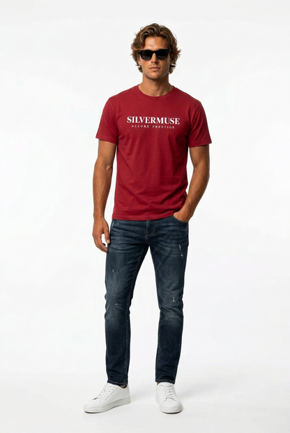 Allure Prestige Classic Logo T-Shirt | SilverMuse