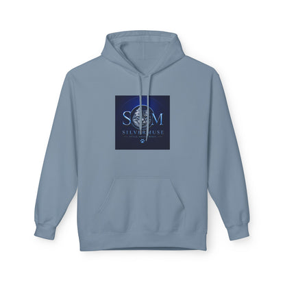 S.E.A.M. Silver Sphere Logo Hoodie — Modern Sci‑Fi Graphic Pullover