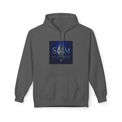 S.E.A.M. Silver Sphere Logo Hoodie — Modern Sci‑Fi Graphic Pullover