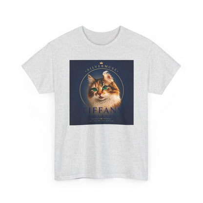 Cat Portrait Tee — 'Tiffany' Vintage-Style Feline Graphic T-Shirt