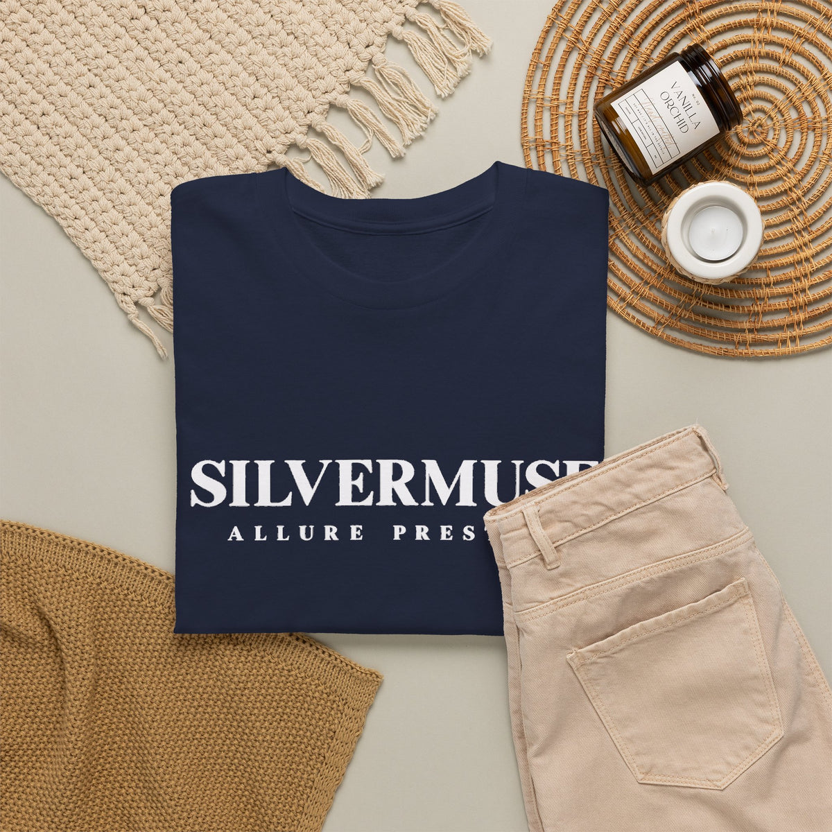 Silvermuse Logo Tee — 'SILVERMUSE Allure Prestige' Graphic T-Shirt