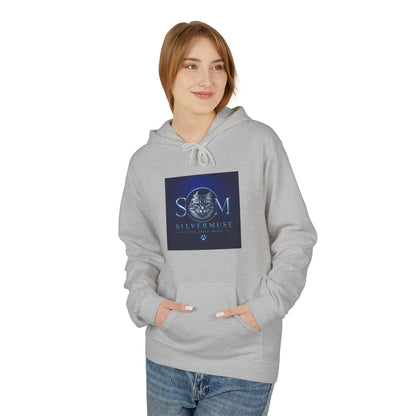 S.E.A.M. Silver Sphere Logo Hoodie — Modern Sci‑Fi Graphic Pullover