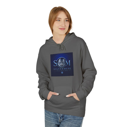 S.E.A.M. Silver Sphere Logo Hoodie — Modern Sci‑Fi Graphic Pullover