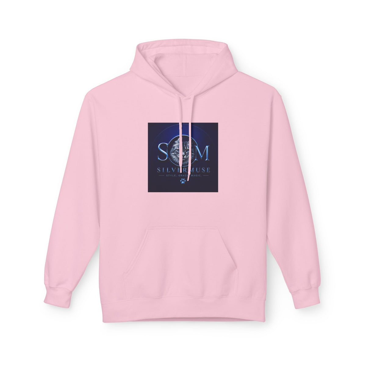 S.E.A.M. Silver Sphere Logo Hoodie — Modern Sci‑Fi Graphic Pullover